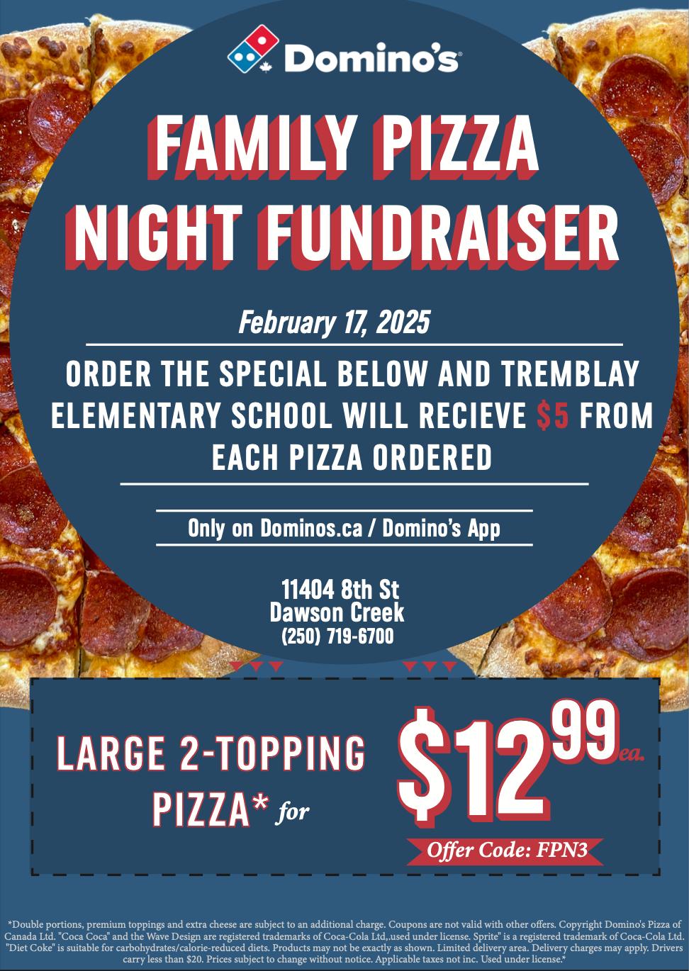 PAC Pizza Fundraiser