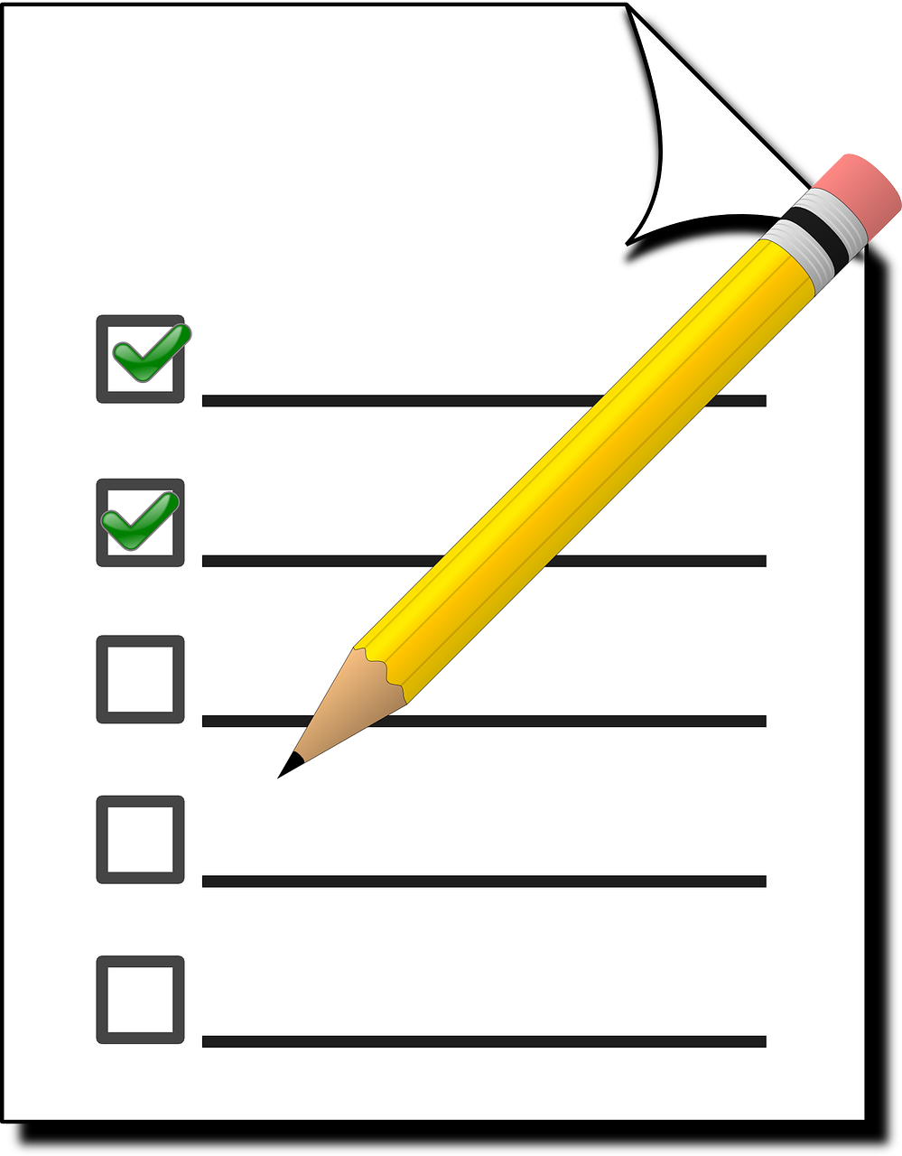 checklist picture